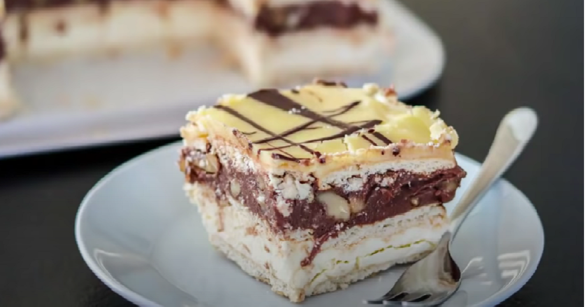 Nutella, oriesky, kolác, nepeceny kolac, nepecene rezy