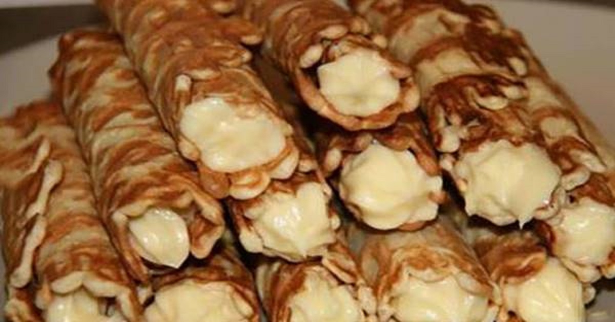 trubicky gofry lahodny krem zltkovy krem