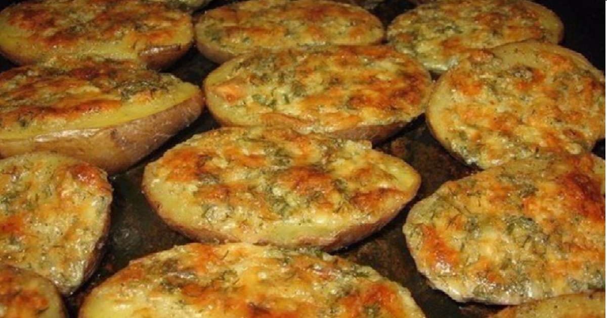 zemiaky s cesnakom, mazzarelou, pecene zemiaky rychly recept 15 minut